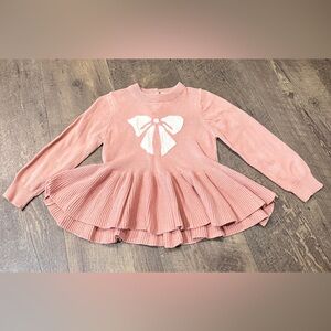 Laura Ashley Pink Bow Sweater